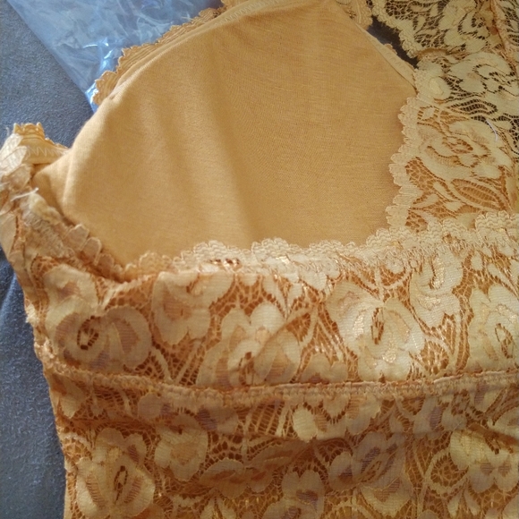 😀 🆕 Bra Bralette Ash Mustard - Picture 8 of 9